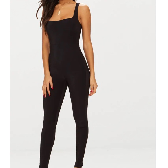 Square neck jumpsuit - Picture 1 of 2